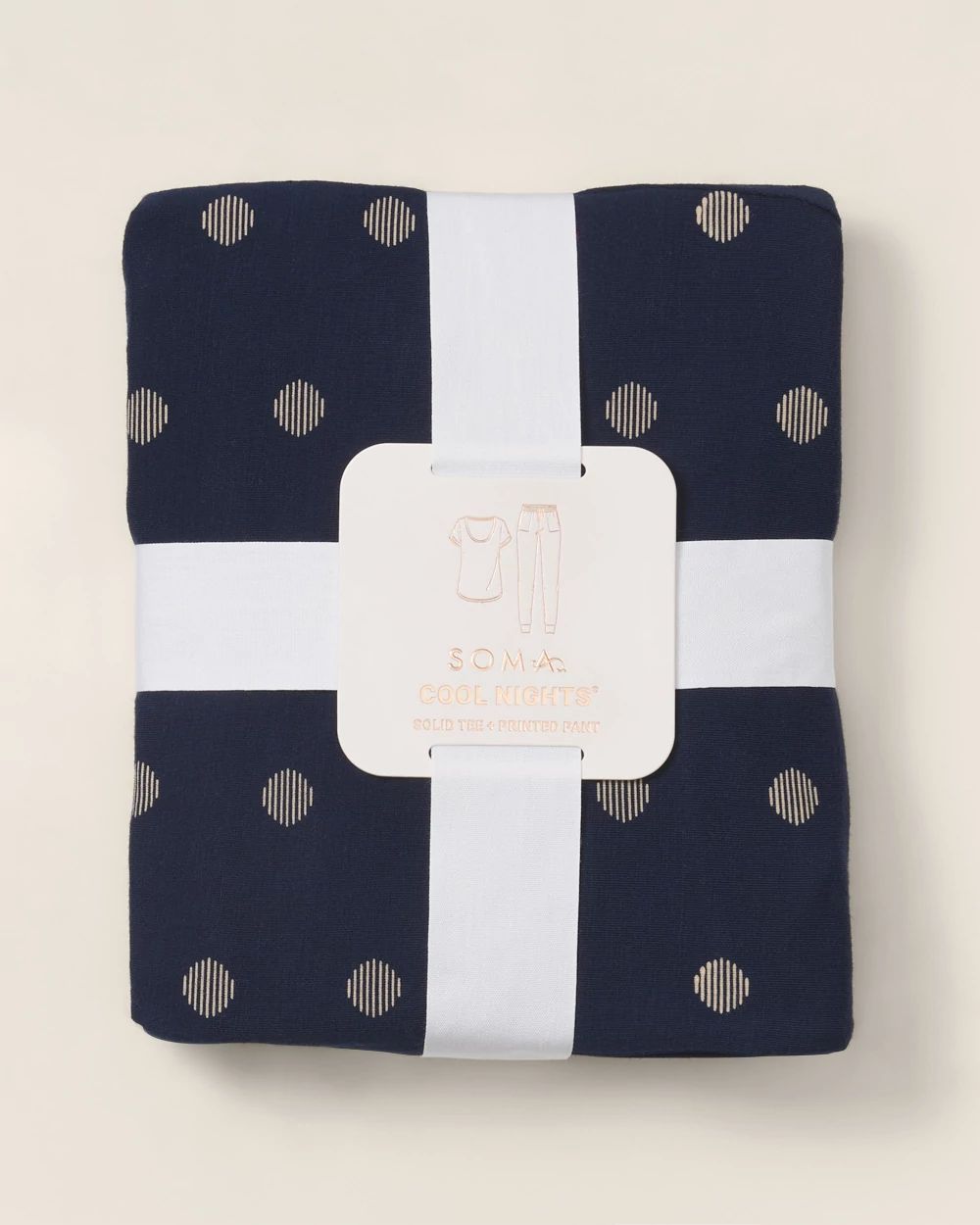トップス BAMBOO SHOOTS NAKAMEGRO NAVY SIZE XL Long Sleeve Bamboo Pajama Set